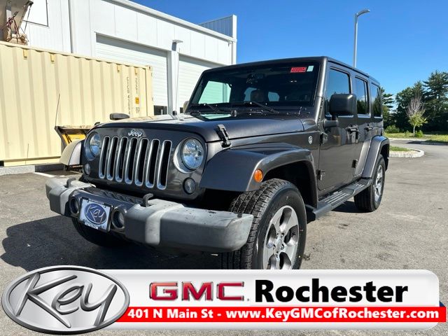 Gray (Granite Crystal Metallic Clearcoat) 2016 Jeep Wrangler Unlimited Sahara 4WD SUV / Crossover Four-Wheel Drive 5-Speed Automatic