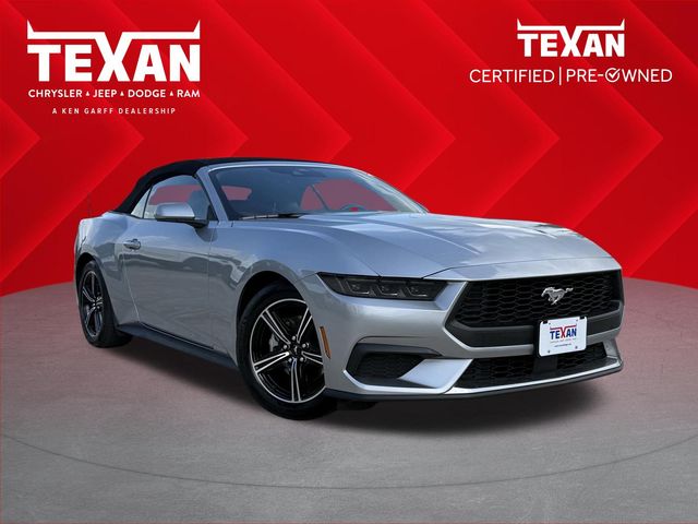 2025 Ford Mustang EcoBoost Premium Silver at Baytown Hyundai