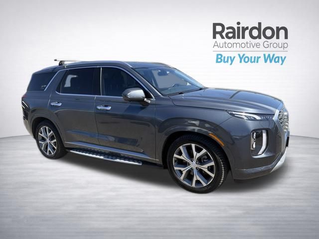 Gray (Steel Graphite) 2021 Hyundai Palisade SUV / Crossover All-Wheel Drive 8-Speed Automatic