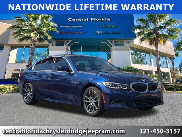 Mediterranean Blue Metallic 2019 BMW 3 Series 330i Sedan RWD Sedan Rear-Wheel Drive 8-Speed Automatic