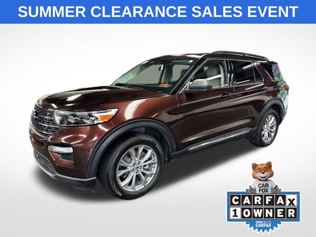 Red (Rich Copper Metallic Tinted Clearcoat) 2020 Ford Explorer SUV / Crossover All-Wheel Drive Automatic