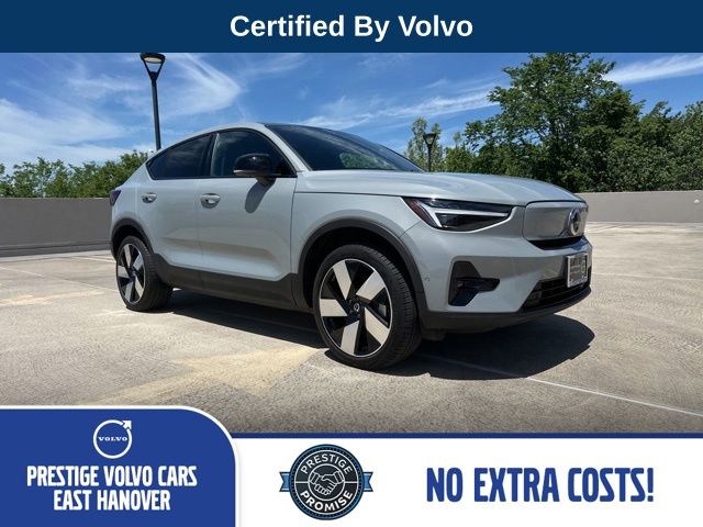 Vapour Gray Metallic 2024 Volvo C40 Recharge Twin Ultimate eAWD SUV / Crossover All-Wheel Drive 1-Speed Automatic
