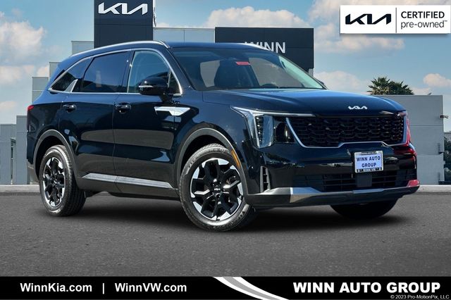 Ebony Black 2024 Kia Sorento S FWD SUV / Crossover Front-Wheel Drive 8-Speed Automatic
