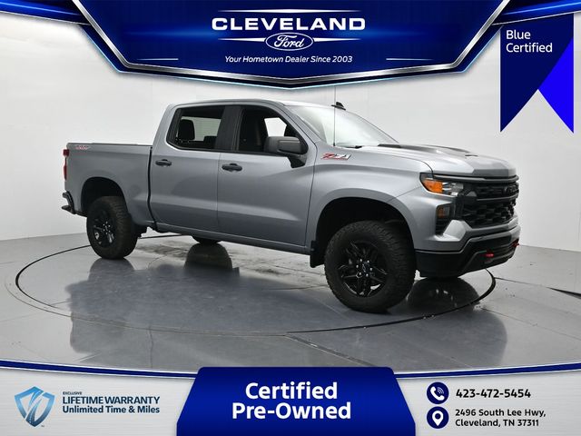 Sterling Gray Metallic 2024 Chevrolet Silverado 1500 Pickup Truck Four-Wheel Drive Automatic