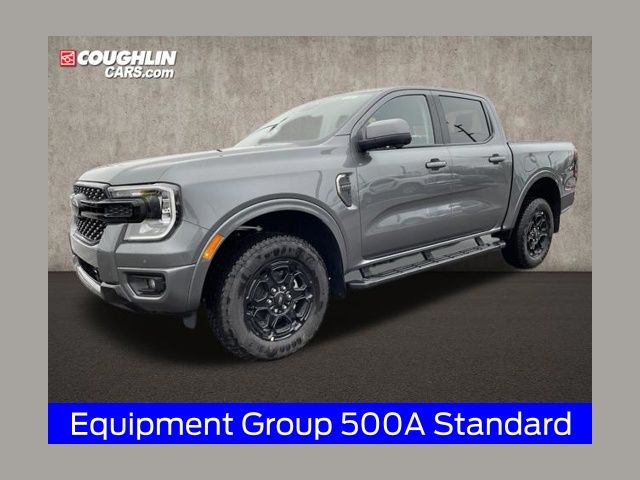 Carbonized Gray Metallic 2026 Ford Ranger Lariat SuperCrew 4WD Pickup Truck Four-Wheel Drive Automatic