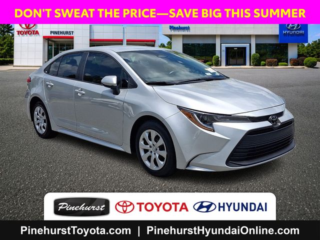 Silver 2025 Toyota Corolla Sedan Front-Wheel Drive Continuously Variable Transmission