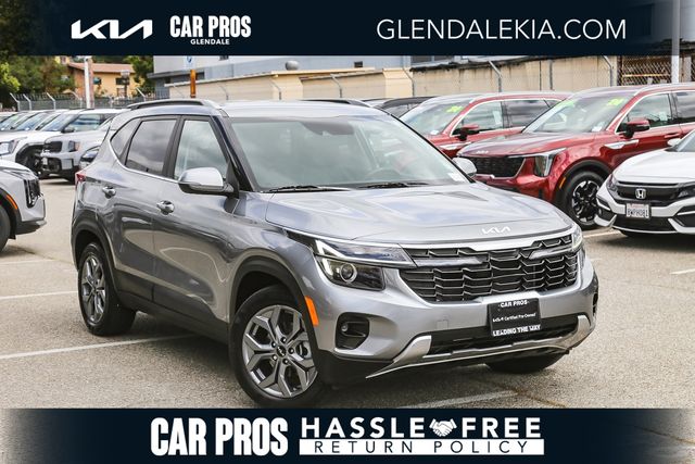 Steel Gray 2024 Kia Seltos S FWD SUV / Crossover Front-Wheel Drive Continuously Variable Transmission