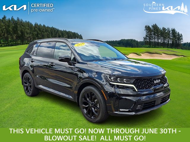 Ebony Black 2023 Kia Sorento SUV / Crossover Front-Wheel Drive 8-Speed Dual Clutch