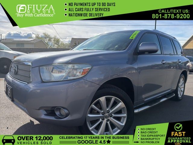 Blue 2008 Toyota Highlander Hybrid Limited SUV / Crossover All-Wheel Drive Continuously Variable Transmission