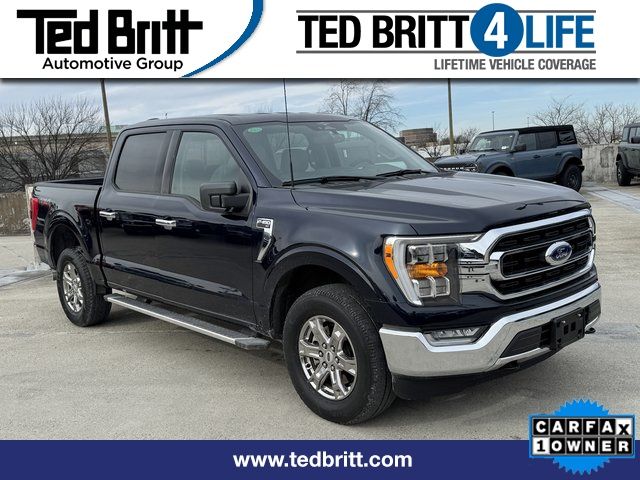 Blue Metallic 2023 Ford F-150 Pickup Truck Four-Wheel Drive Automatic