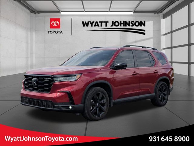 Radiant Red Metallic II 2025 Honda Pilot Black Edition AWD SUV / Crossover All-Wheel Drive Automatic