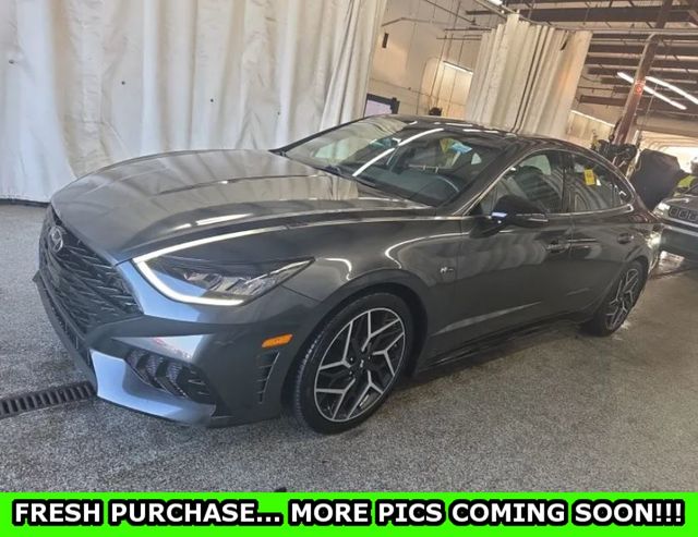 Portofino Gray 2023 Hyundai Sonata N Line FWD Sedan Front-Wheel Drive 8-Speed Dual Clutch