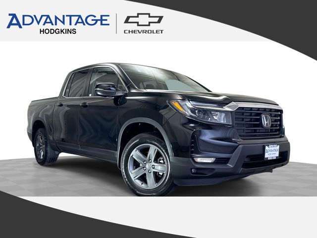 Crystal Black Pearl 2023 Honda Ridgeline RTL AWD Pickup Truck All-Wheel Drive Automatic