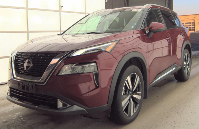 Red (Scarlet Ember Tintcoat) 2023 Nissan Rogue SL AWD SUV / Crossover All-Wheel Drive Continuously Variable Transmission