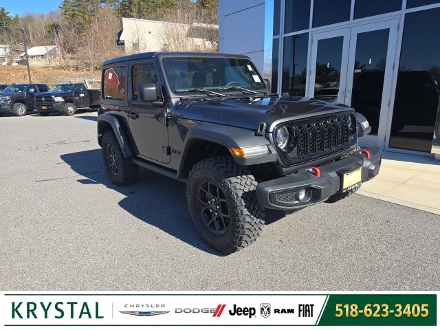 Gray (Granite Crystal Metallic Clearcoat) 2024 Jeep Wrangler Willys 2-Door 4WD SUV / Crossover Four-Wheel Drive 8-Speed Automatic