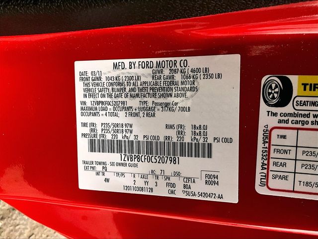 2012 Ford Mustang GT Premium Red at Phil Fitts Ford