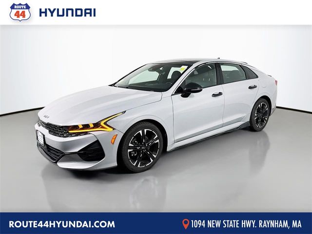 Wolf Gray 2022 Kia K5 GT-Line FWD Sedan Front-Wheel Drive 8-Speed Automatic