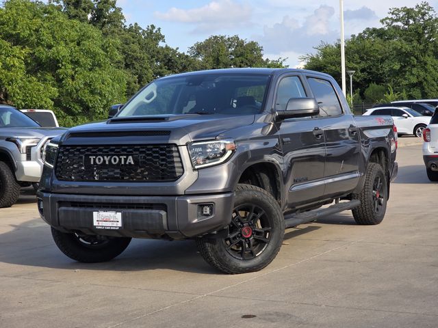 Midnight Black Metallic 2020 Toyota Tundra TRD Pro CrewMax 4WD Pickup Truck Four-Wheel Drive 6-Speed Automatic