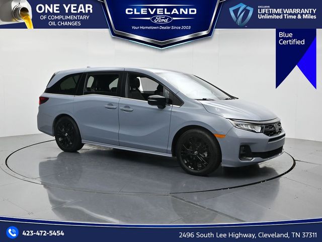 Blue 2025 Honda Odyssey Minivan Front-Wheel Drive Automatic