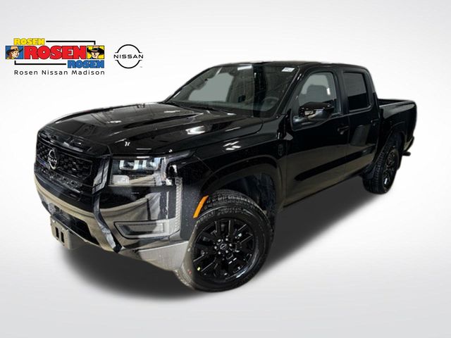 Super Black 2026 Nissan Frontier SV Crew Cab 4WD Pickup Truck Four-Wheel Drive 9-Speed Automatic Overdrive
