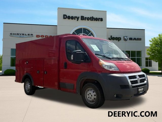Flame Red Clearcoat 2018 RAM ProMaster Chassis Pickup Truck Front-Wheel Drive 6-Speed Automatic