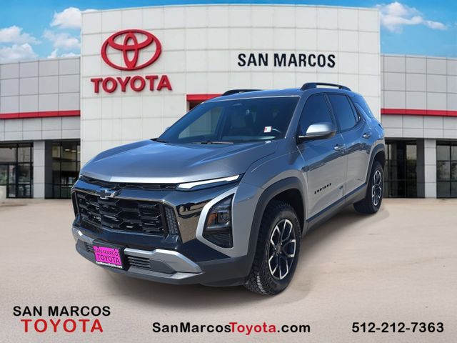 Sterling Gray Metallic 2025 Chevrolet Equinox ACTIV FWD SUV / Crossover Front-Wheel Drive Continuously Variable Transmission