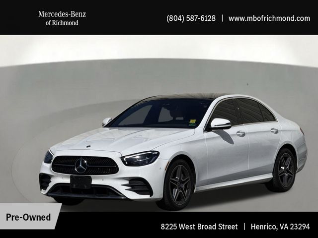 Polar White 2023 Mercedes-Benz E-Class E 350 4MATIC Sedan All-Wheel Drive 9-Speed Automatic