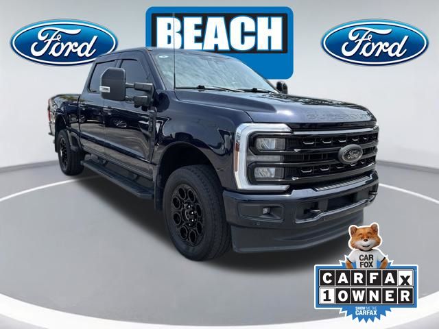 Blue Metallic 2024 Ford F-250 Super Duty Pickup Truck Four-Wheel Drive Automatic