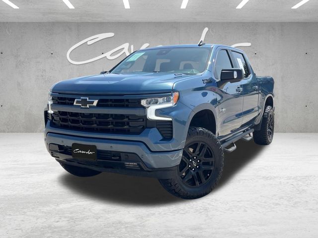 Lakeshore Blue Metallic 2024 Chevrolet Silverado 1500 Pickup Truck Four-Wheel Drive Automatic