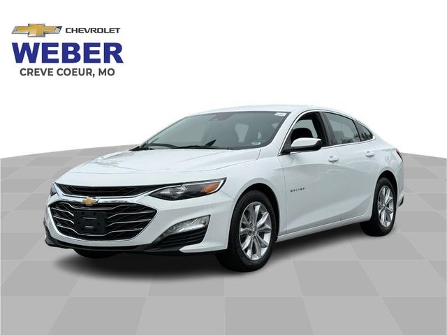 Summit White 2024 Chevrolet Malibu LT with 1LT FWD Sedan Front-Wheel Drive Continuously Variable Transmission