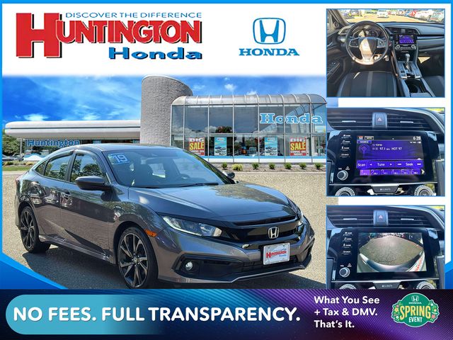used 2019 Honda Civic car, priced at $17,896
