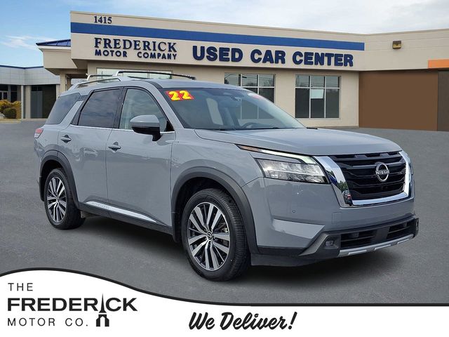 Boulder Gray Pearl 2022 Nissan Pathfinder SUV / Crossover All-Wheel Drive 9-Speed Automatic