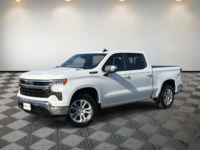 Summit White 2025 Chevrolet Silverado 1500 Pickup Truck Four-Wheel Drive Automatic