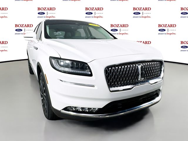 2022 Pristine White Metallic Tri-Coat Lincoln Nautilus Black Label SUV