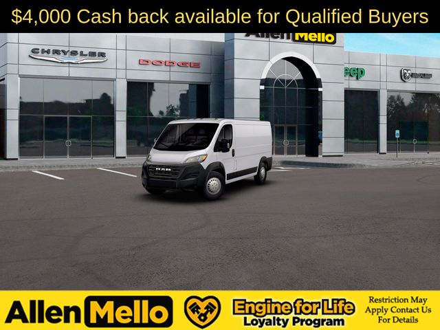 Bright White Clearcoat 2026 RAM ProMaster 2500 Tradesman 136 Low Roof Cargo Van FWD Van Front-Wheel Drive 9-Speed Automatic
