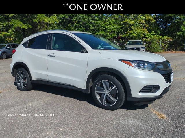 Platinum White 2022 Honda HR-V SUV / Crossover All-Wheel Drive Continuously Variable Transmission