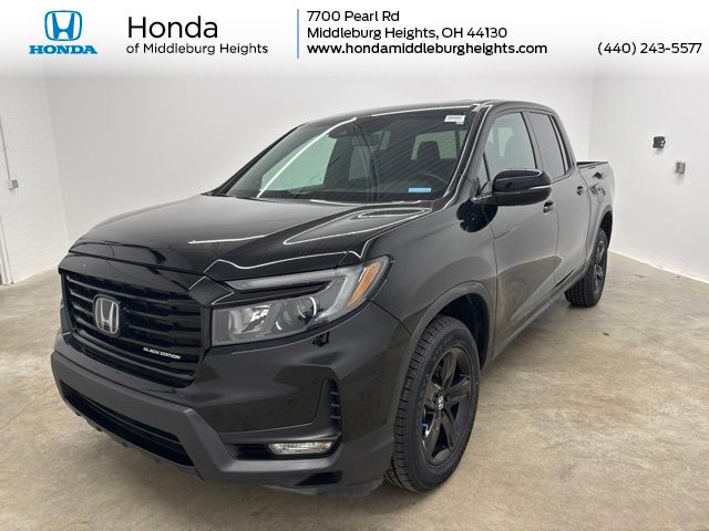 Crystal Black 2023 Honda Ridgeline Pickup Truck All-Wheel Drive 9-Speed Automatic