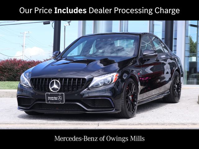 Obsidian Black Metallic 2017 Mercedes-Benz C-Class Sedan Rear-Wheel Drive 7-Speed Automatic