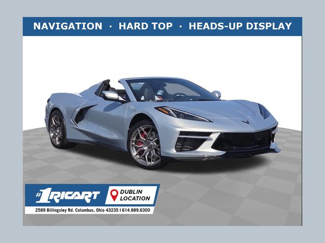 Silver Flare Metallic 2023 Chevrolet Corvette Stingray 2LT Convertible RWD Convertible Rear-Wheel Drive 8-Speed Dual Clutch
