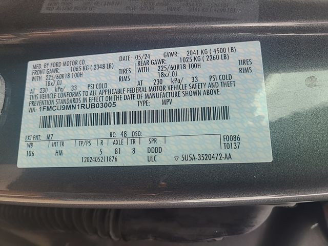 Used 2024 Ford Escape SUV