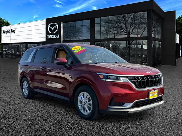 Flare Red 2024 Kia Carnival LX FWD Minivan Front-Wheel Drive 8-Speed Automatic