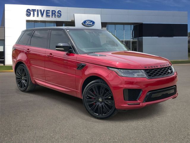 Red 2019 Land Rover Range Rover Sport V8 Supercharged Dynamic 4WD SUV / Crossover All-Wheel Drive 8-Speed Automatic