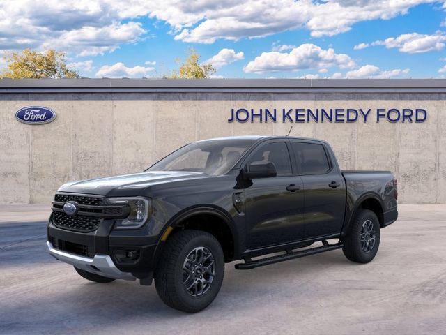Shadow Black 2025 Ford Ranger Pickup Truck Four-Wheel Drive Automatic