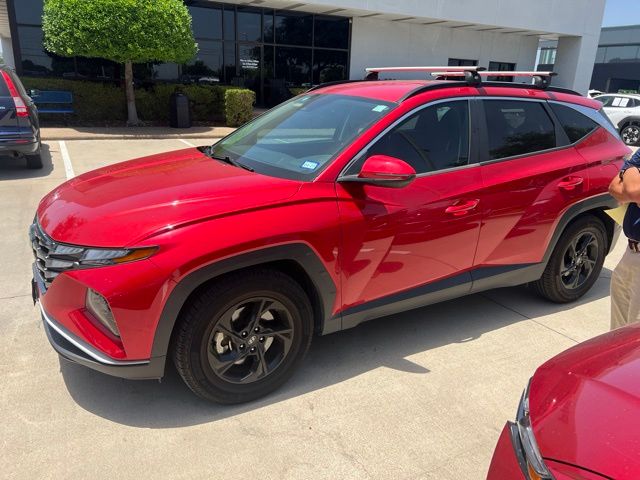Calypso Red 2022 Hyundai Tucson SUV / Crossover Front-Wheel Drive 8-Speed Automatic
