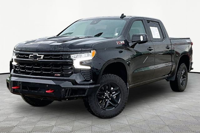 Black 2022 Chevrolet Silverado 1500 Pickup Truck Four-Wheel Drive Automatic