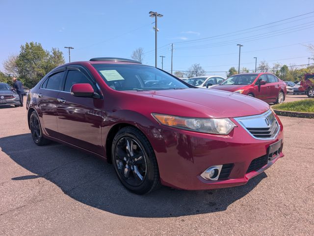 Red 2011 Acura TSX Sedan FWD Sedan Front-Wheel Drive 5-Speed Automatic