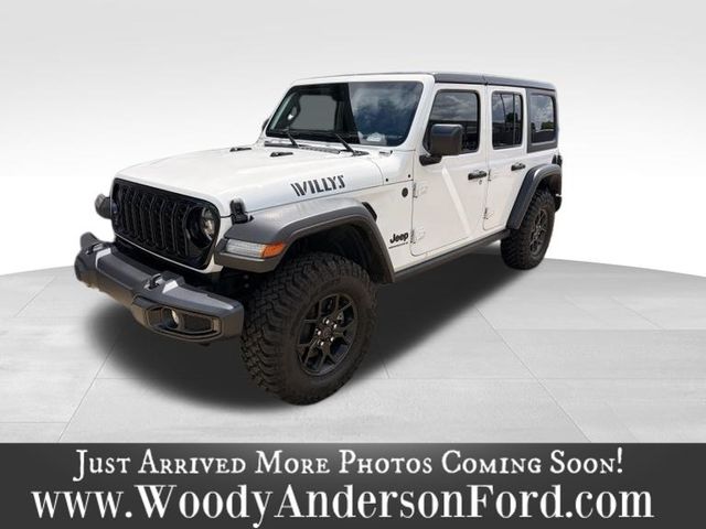 Bright White Clearcoat 2025 Jeep Wrangler SUV / Crossover Four-Wheel Drive 8-Speed Automatic
