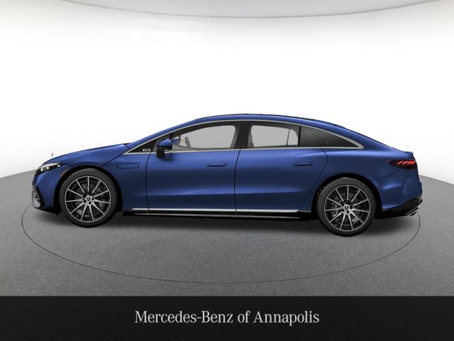 Nautical Blue 2026 Mercedes-Benz EQS 450 4MATIC Sedan All-Wheel Drive 1-Speed Automatic