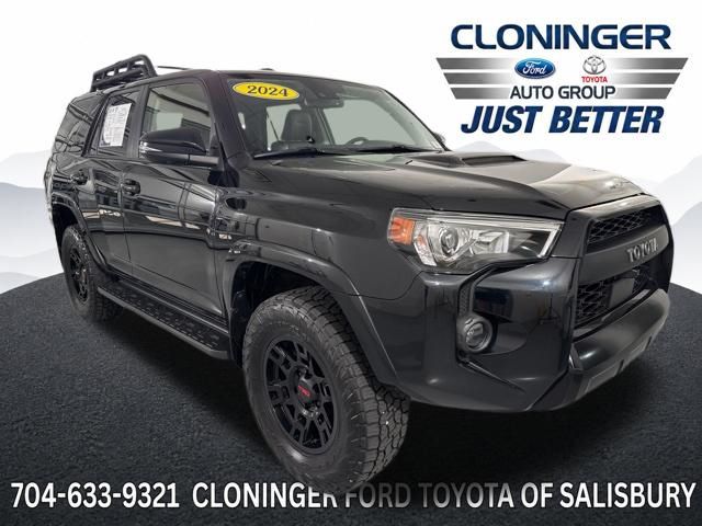 Midnight Black Metallic 2024 Toyota 4Runner SUV / Crossover Four-Wheel Drive 5-Speed Automatic