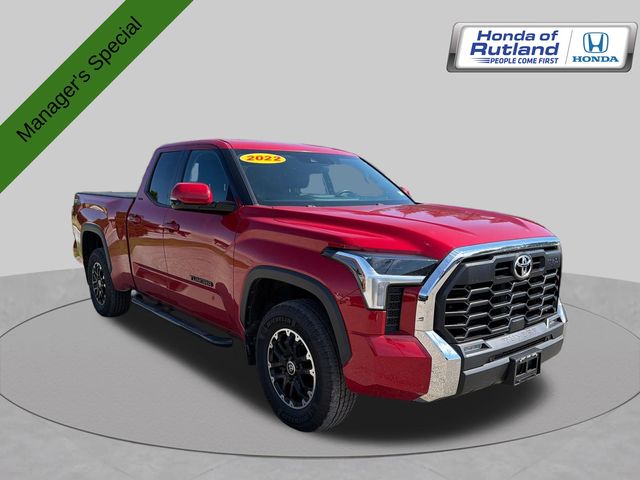 Red 2022 Toyota Tundra Pickup Truck Four-Wheel Drive Automatic